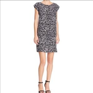 Joie Weaver Silk Black Leopard Dress